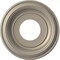 Ekena Millwork PVC Medallion (Canopies up to 5 1/2"), 10"OD x 3 1/2"ID x 1 1/8"P, Metallic Silver Metallic CMP10TRCSV - alternate 1